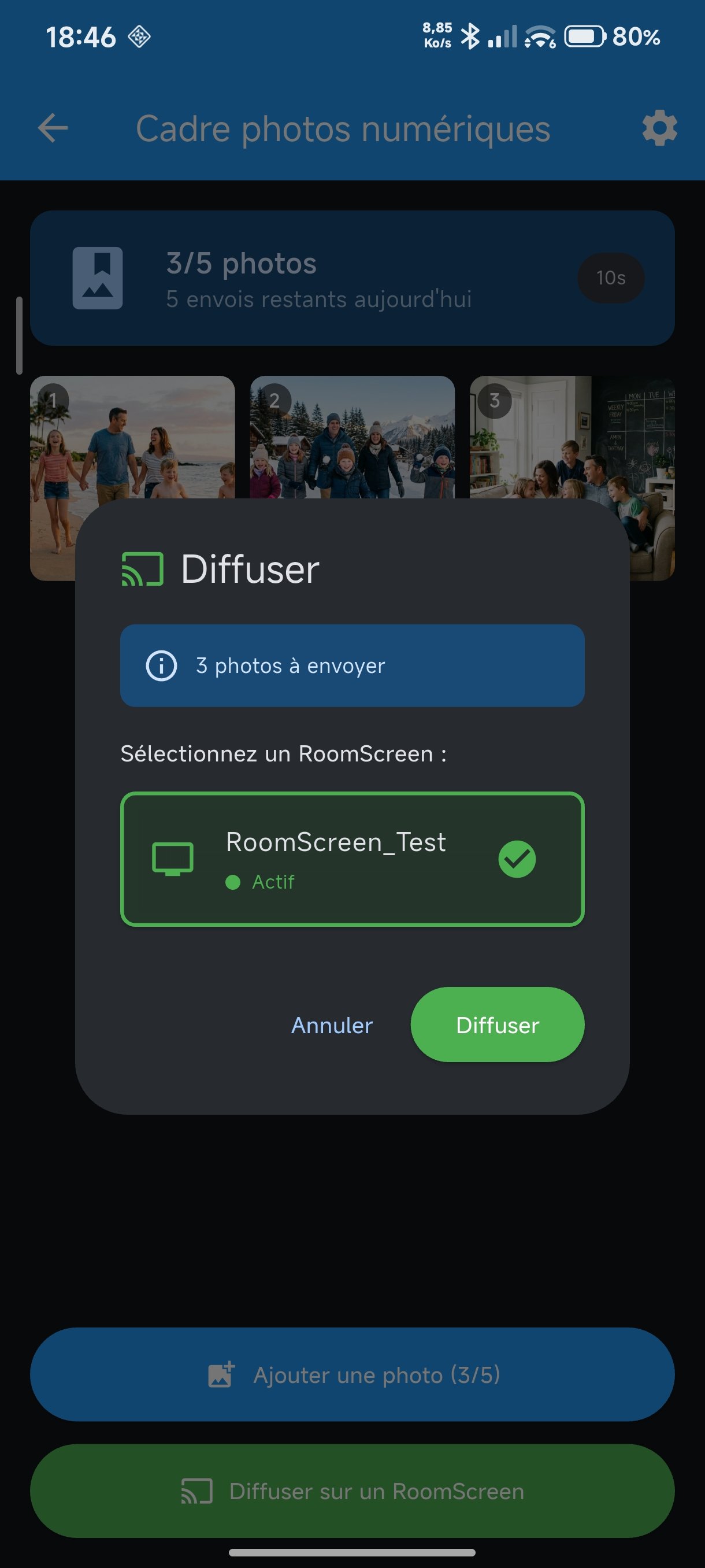 Cadre photo numérique